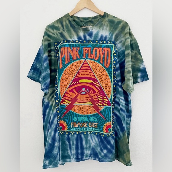 Pink Floyd Tie Dye Graphic Tee - Picture 1 of 8